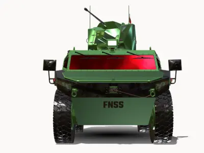 Pars 4x4 Fnss Low-poly 3D model