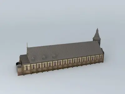 Berck Church of Our Lady of the Sands Free 3D model