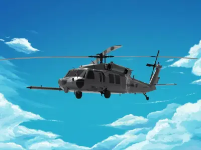 Sikorsky UH-60 Black Hawk 3D model