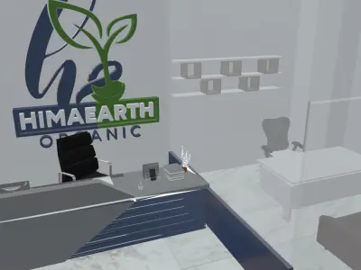 Office Front Exhibition Free 3D model