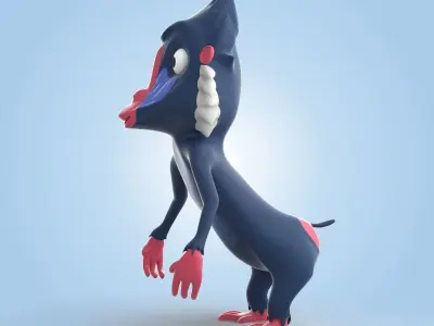 Mandrill 3D model