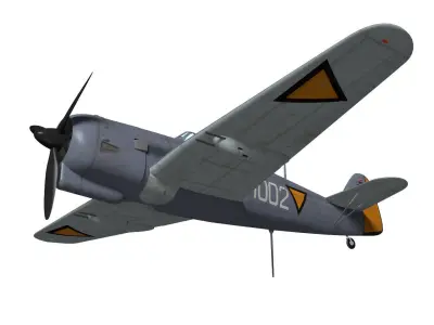 Koolhoven FK58 3D model