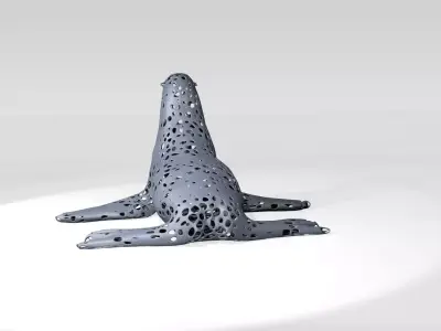 Seal Voronoi 3D model