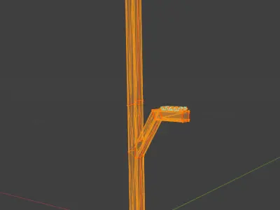 2 Foot Homemade Riser Low-poly 3D model