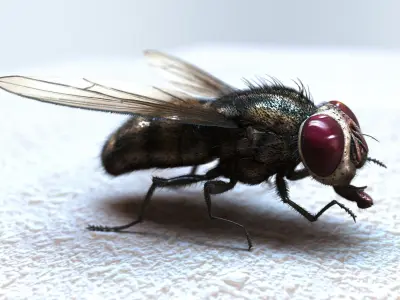 Fly ANIMATED XGEN CORE 3D model