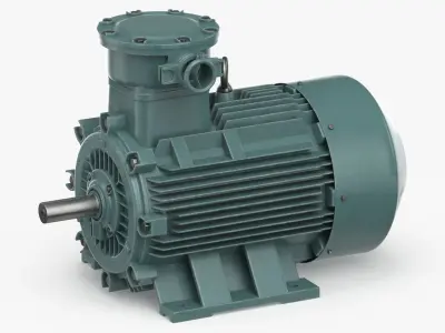 AC Motor Generator Clean 3D model
