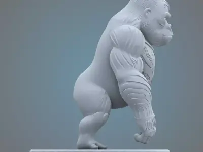 Sci-Fi Armored Gorilla PM-27 3D print model