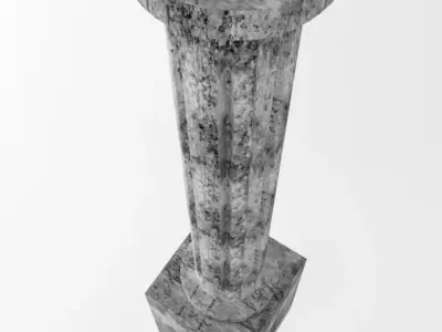 Column marble 3D model