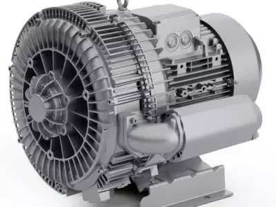HRC902 Regenerative Blowers pressure and vacuum applications 3D model
