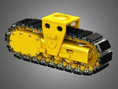  Asphalt Removal Track 3D model