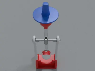 laos Drinking Bird Low-poly 3D model