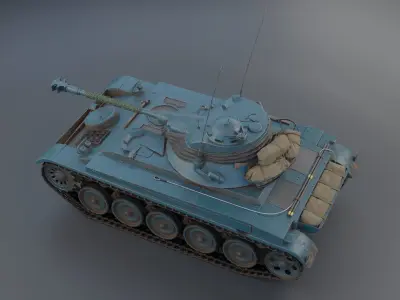 AMX-13 FL11 PBR Model 3D model