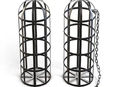 Standing Candle Holder 3D model