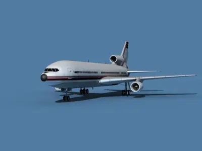 Lockheed L-1011-50 Corporate 1 3D model