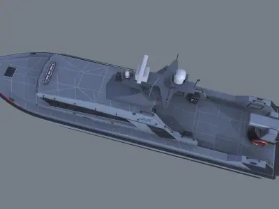 Inshore Patrol Vessel UAE 3D model