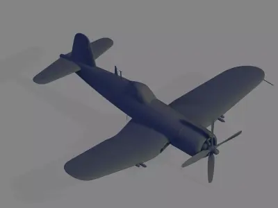 AU-1 Corsair 3D model