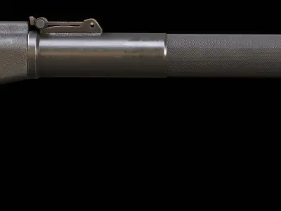 Silenced Weapon Pack Low-poly 3D model