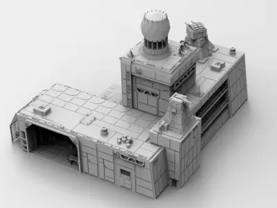 Star Wars - Imperial Military Base 3D model