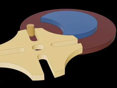 Geneva drive - Maltese cross 3D model