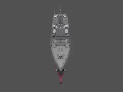 American Next Generation Ship Trump-class Battleship 3D model
