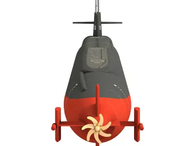 Ohio Class Submarine 3D model