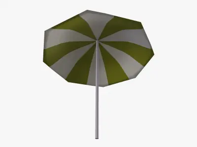 Cartoon Umbella Low-poly 3D model