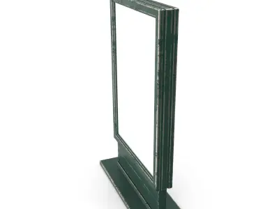 Street Advertising Billboard 05 Low-poly 3D model