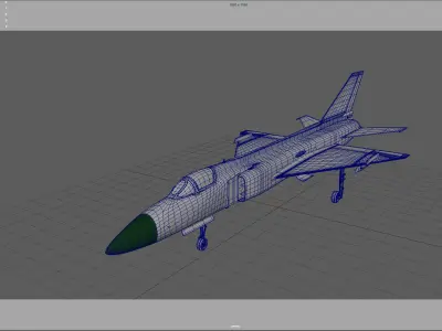 J8 Finback 3D model