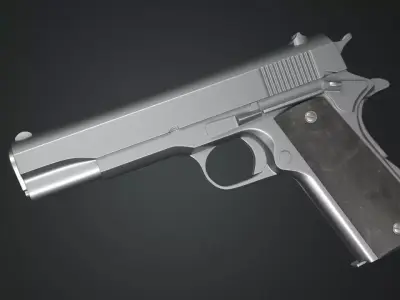 Pistol M1911 a1 3d Model 3D model