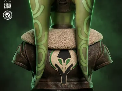 STAR WARS Hera Portrait Bust 3D print model
