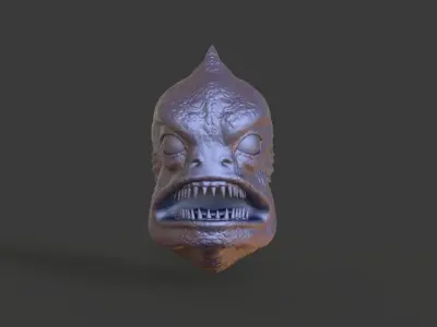 HEAD-R5 high poly sculpt  3D model