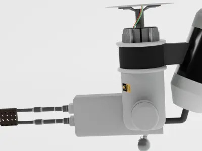 ADVANCED GATLING  TURRT LOW- 3D model