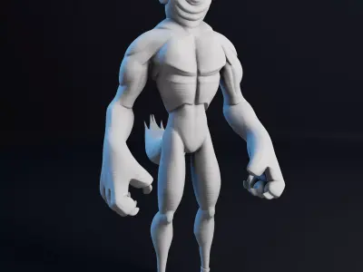 Kitty Cat Dude - 3D Print Model 3D print model