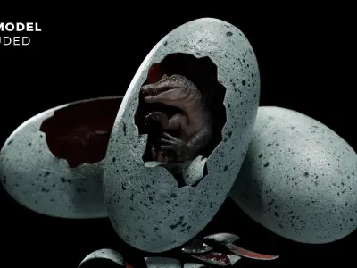 Spinosaurus Dinosaur Low-poly 3D model