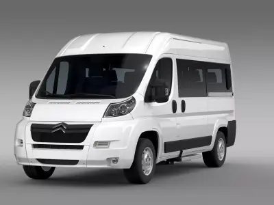 Citroen Relay Window Van L2H2 2006-2014 3D model