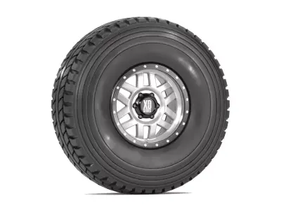 OFF ROAD WHEEL AND TIRE 9 3D model