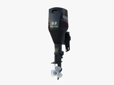 Outboard Motor 3D model