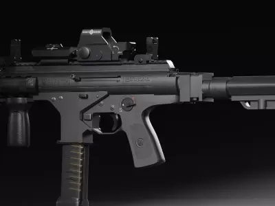 Beretta PMX Free low-poly 3D model