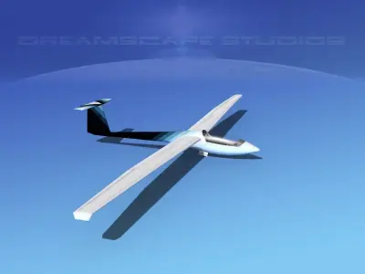 Centrair C-101 Pegase V05 Low-poly 3D model