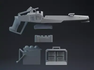 Republic Commando One-Twelfth Scale Other Blasters Pack 2 3D print model