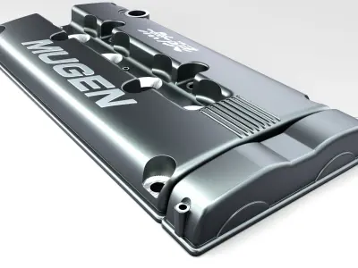 Mugen Civic Aftermarket parts Bundle set 3D model