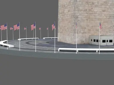 Washington Monument 3d Model 3D model