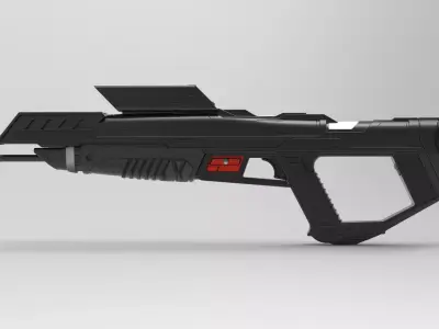 Dark Timeline Phaser Rifle from Picard TV 3D model
