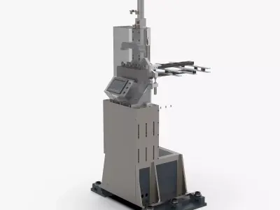 Manipulator with 180 Degree Turning Table 3D model