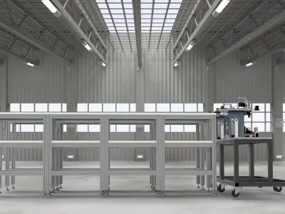 Multi-head dispensing machine 3D model