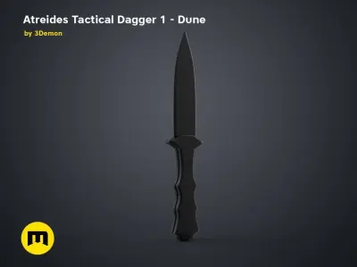 Atreides Tactical Dagger 1 - Dune 3D print model
