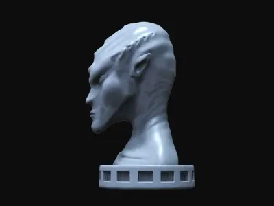 Alien Statue 3D print model purchase