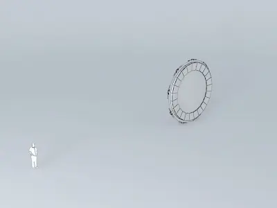 stargate circular light Free 3D model