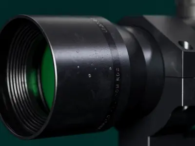 Leupold Freedom RDS with Leupold Mount High Poly Model 3D model