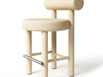 Noom Counter Chair Gropius Free 3D model